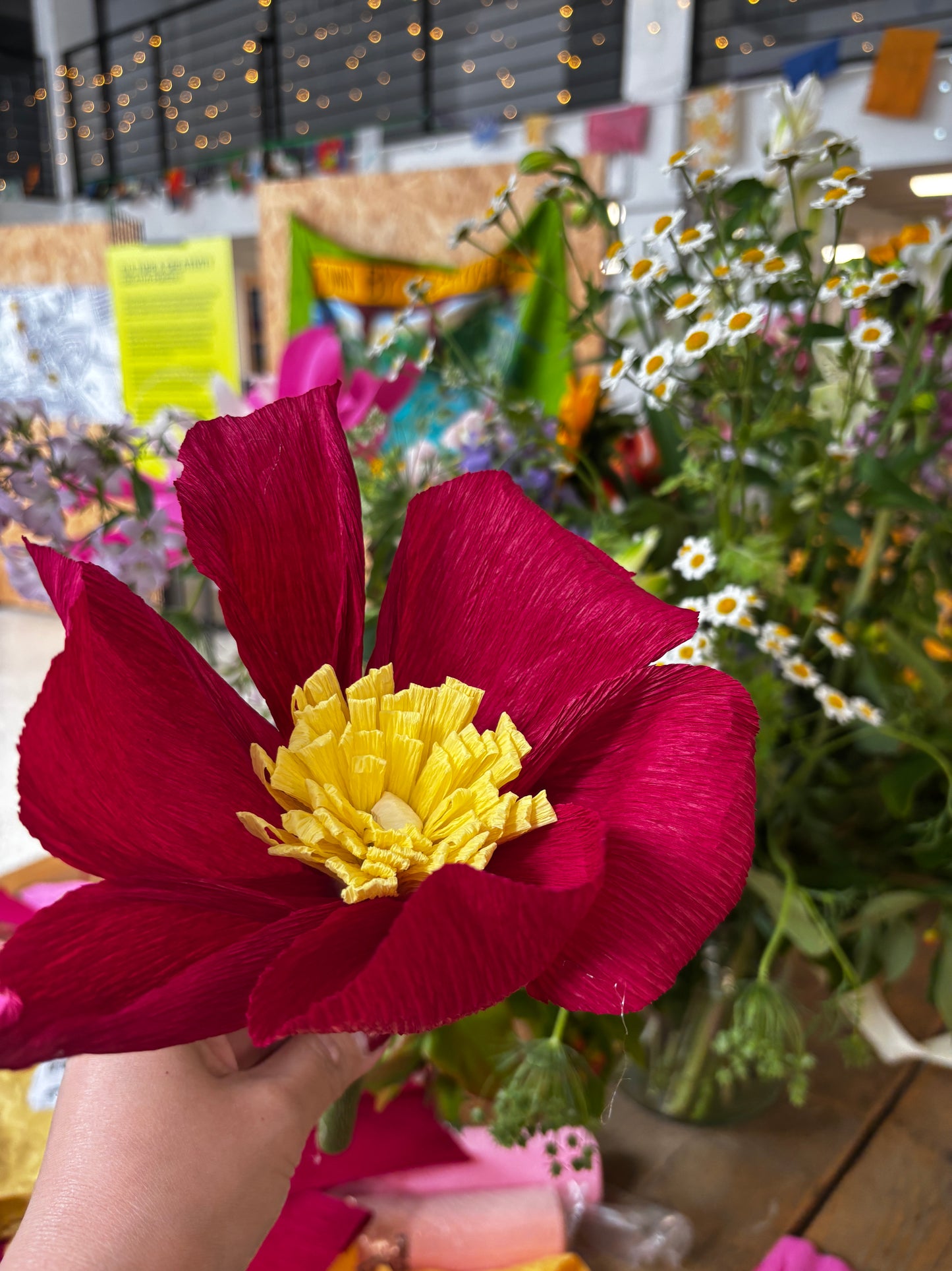 Sunday Club: Crepe Paper Flowers