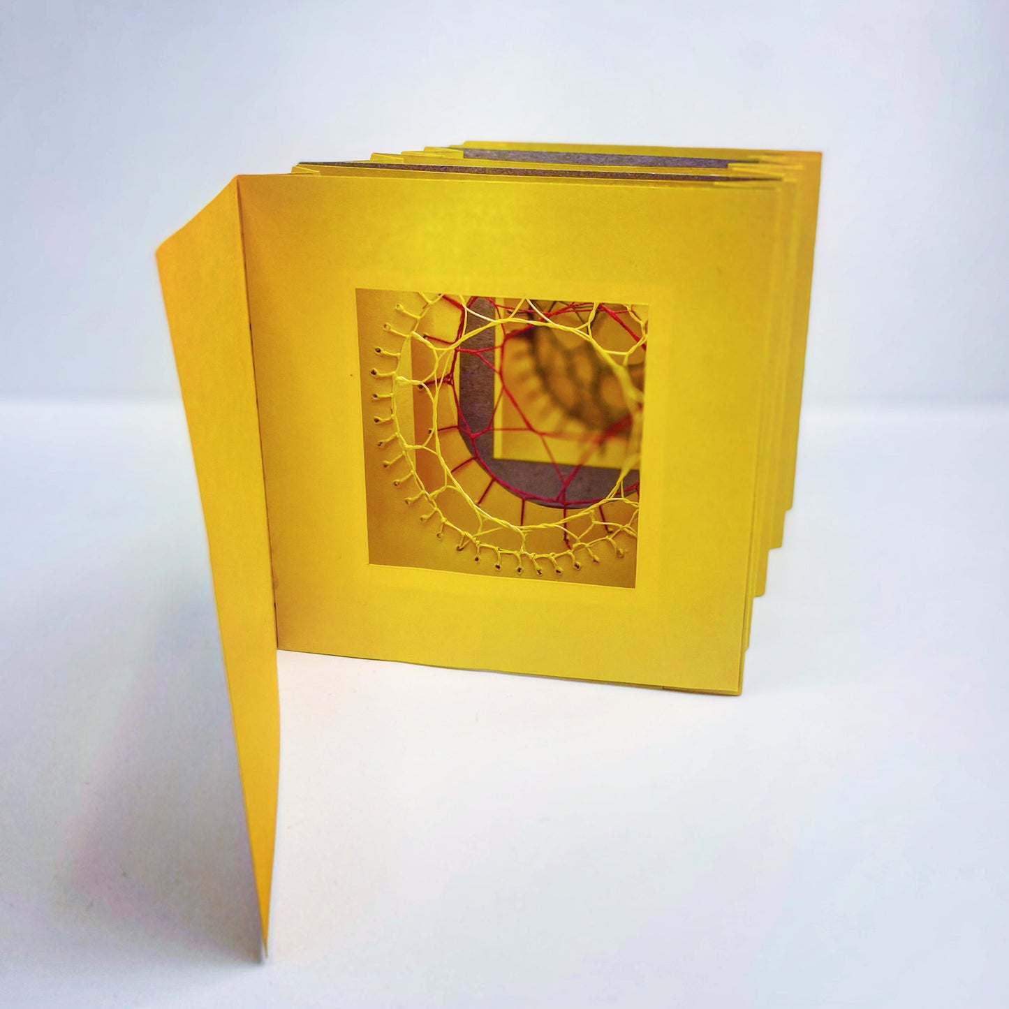 Hedebo Embroidery Tunnel Book