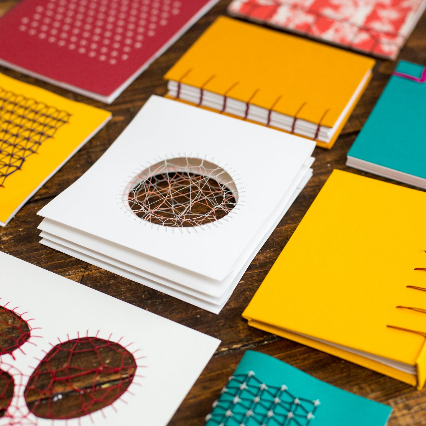 Hedebo Embroidery Tunnel Book