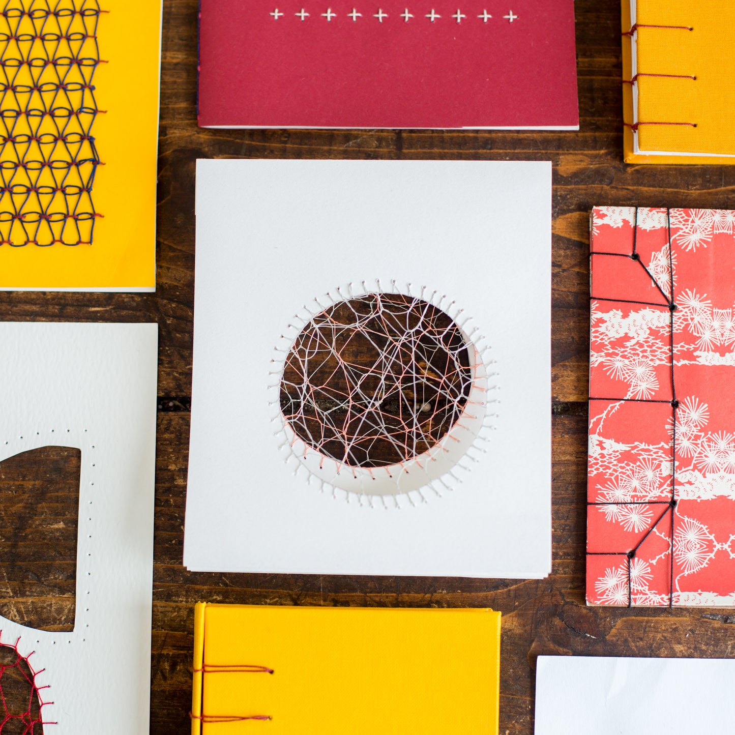 Hedebo Embroidery Tunnel Book